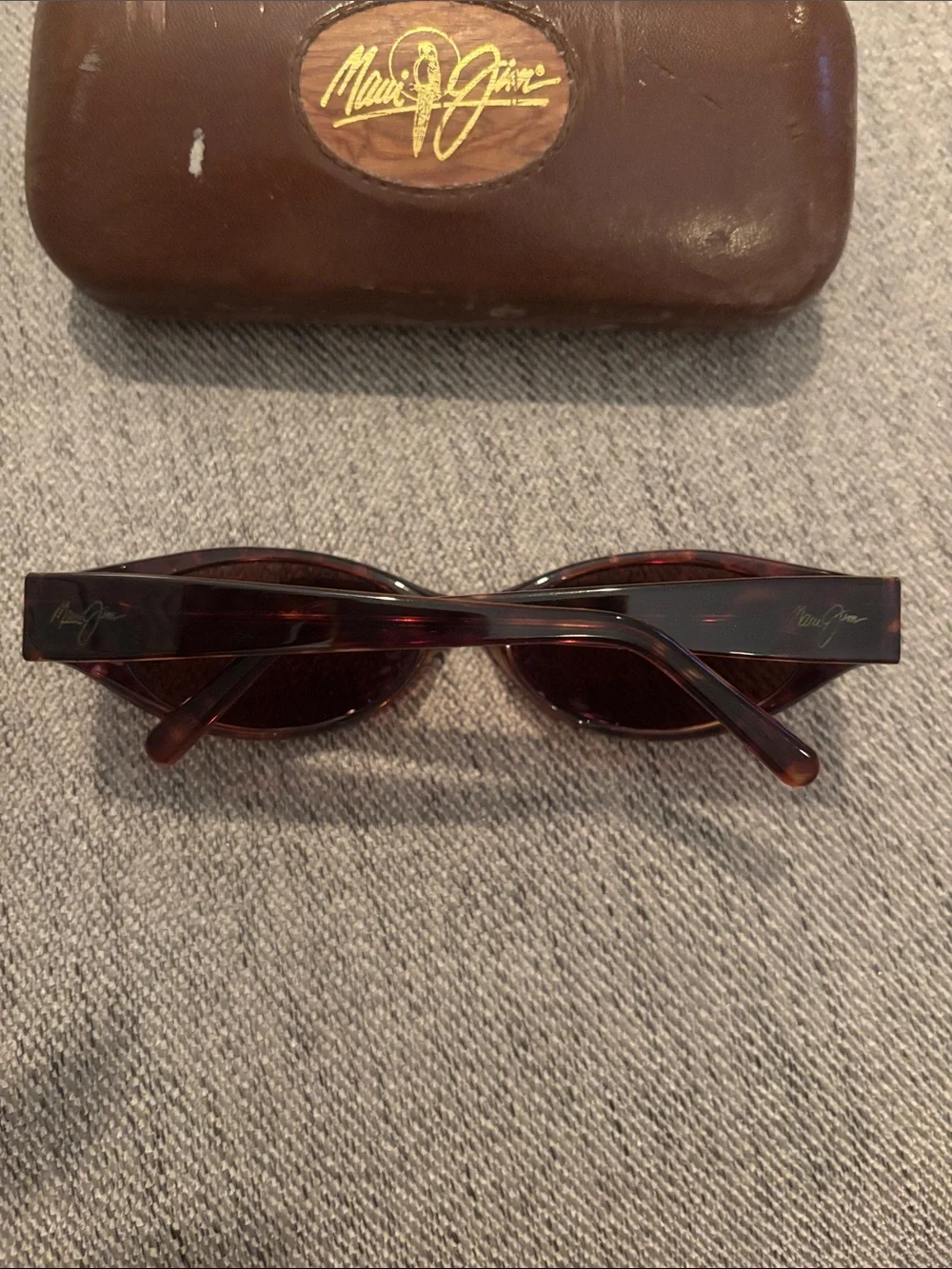 Vintage & Retired Maui Jim Malia Tortoiseshell Sunglasses with Brown Lenses